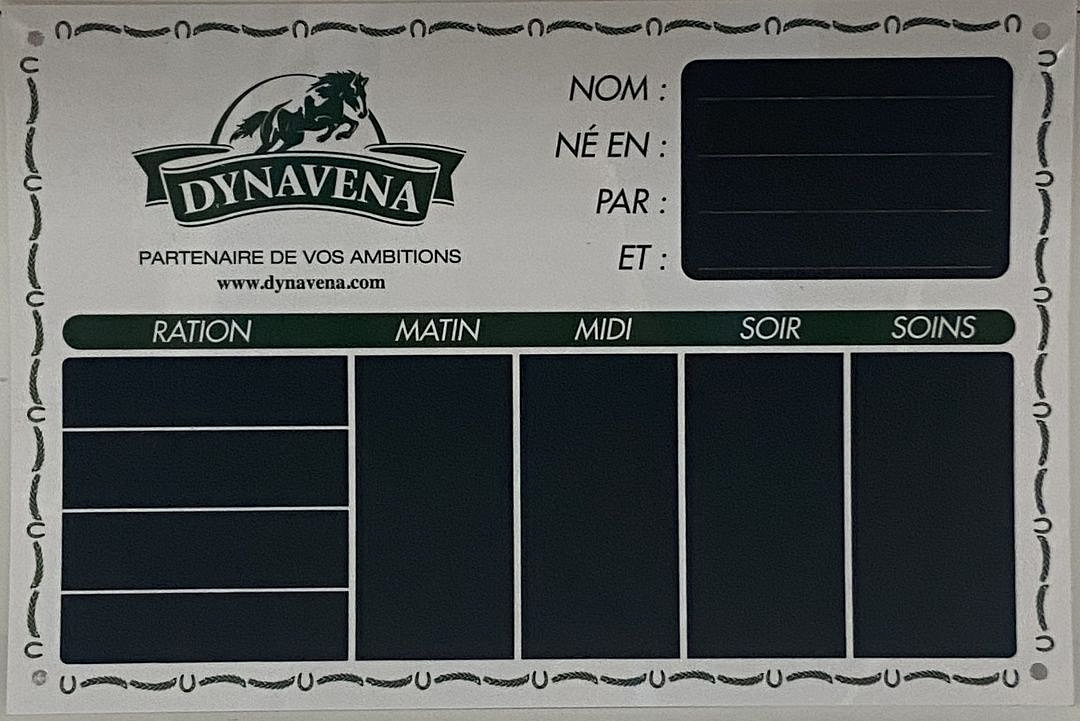 табличка для денника Dynavena